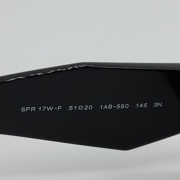 Authentic Prada Sunglasses SPR 17W F Men's Black mn388-120825 - Picture 8 of 9